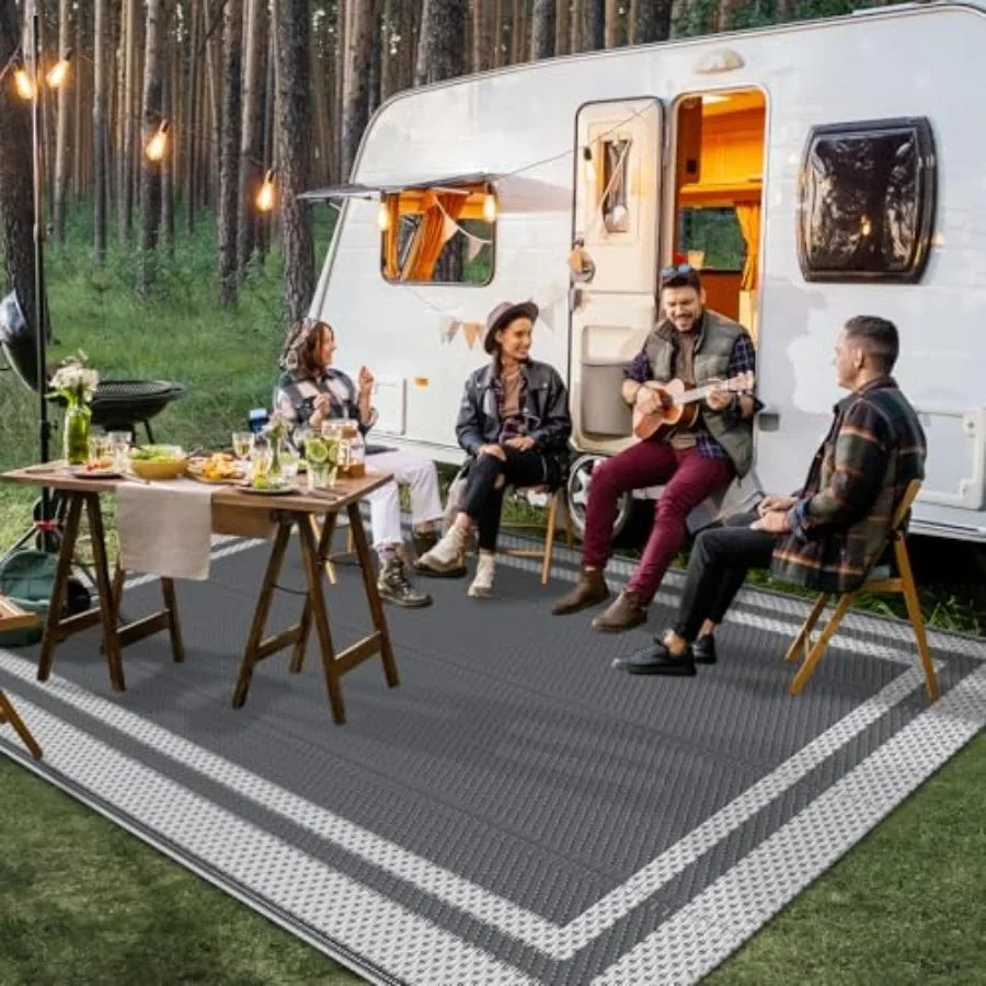 Rugs for Outside RV, Large Waterproof Outdoor Area Rugs for Patio, Deck,