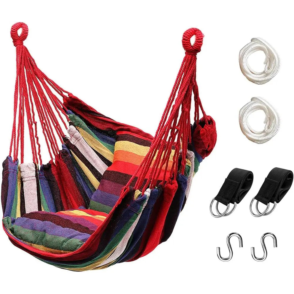 Max 300 lbs Capacity Hanging Rope Swing Chair, Durable for Indoor or Outdoor Use, Suitable for Home, Bedroom, Patio, Yard