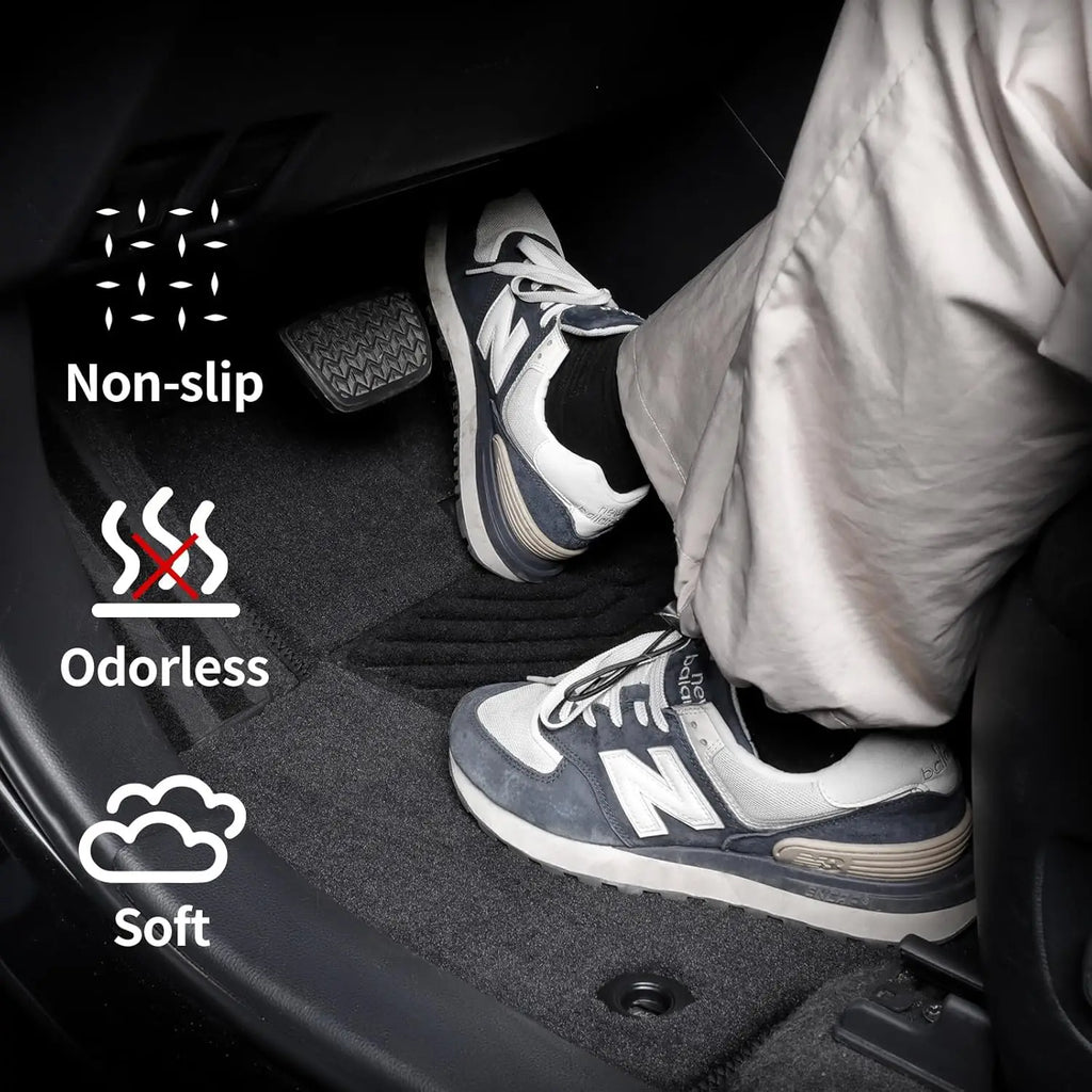 Custom Fit Carpet Mats for  Toyota RAV4 2019-2024 2025 0.5 Inch Thickness Rugs Premium All Weather Anti-Slip Waterproof Mat