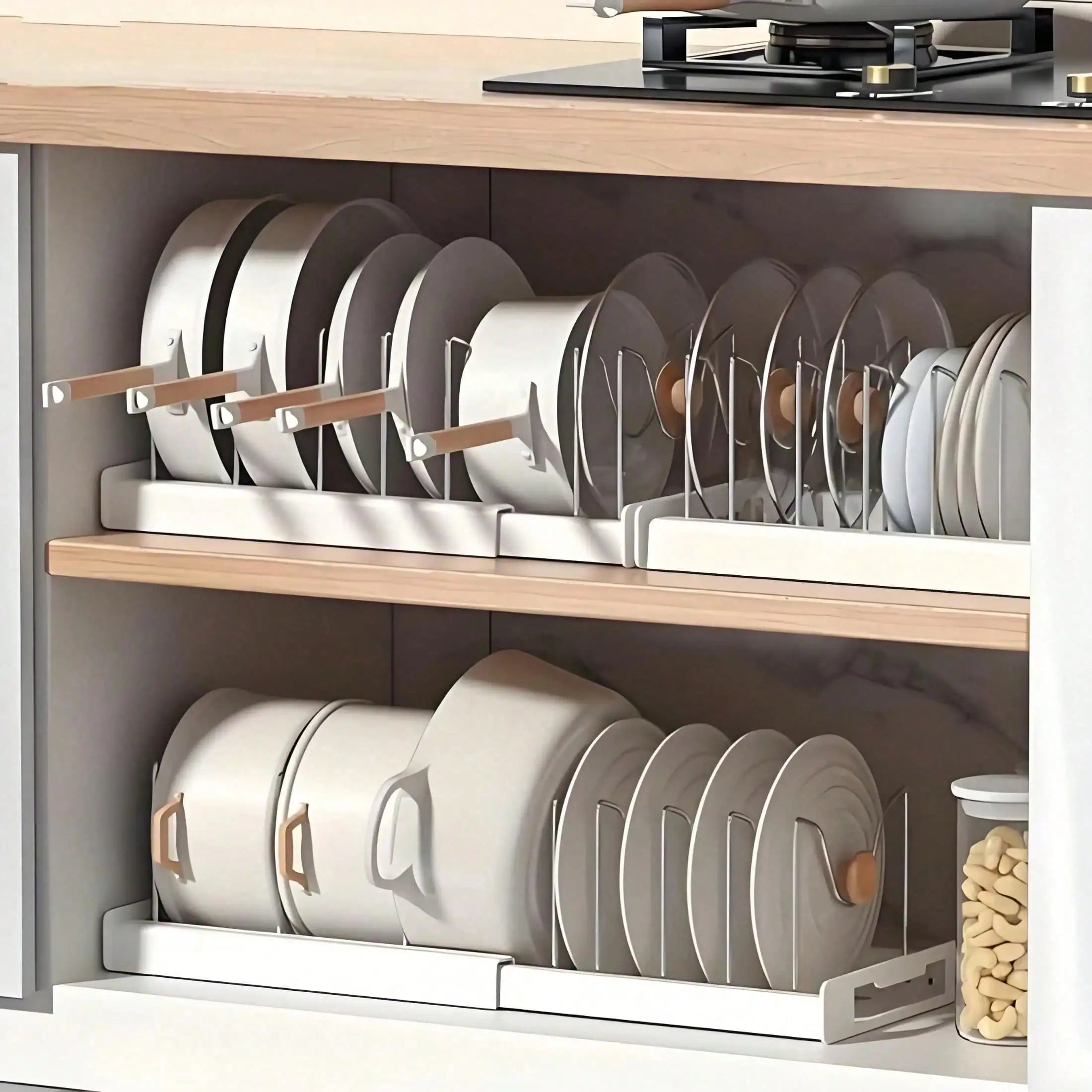 Sturdy Home Accessories, Fits Pots Pans Lids, Easy Install For Kitchen Restaurant Home Daily Use