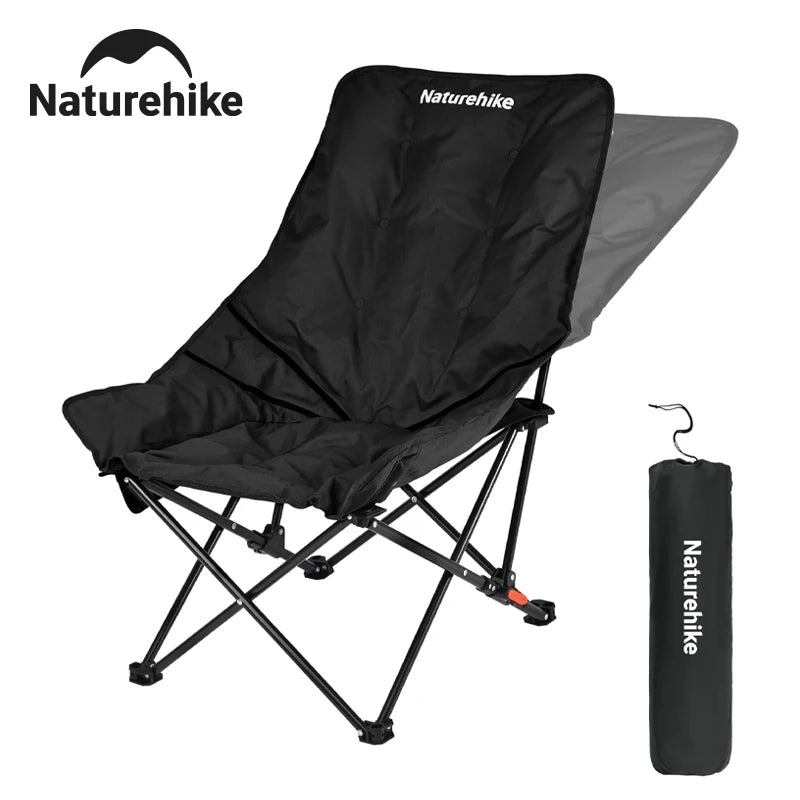 Outdoor Folding High Back Moon Chair 2-Position Adjustable