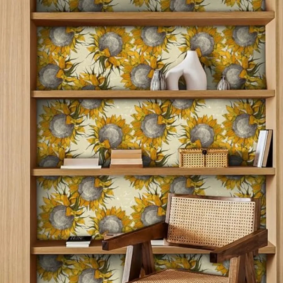 Accent Rustic Large Floral Contact Paper Vintage Mural Wall Paper