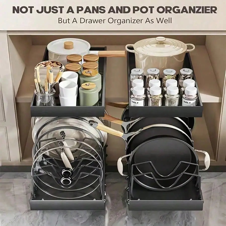 Sturdy Home Accessories, Fits Pots Pans Lids, Easy Install For Kitchen Restaurant Home Daily Use