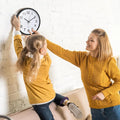 8 Pcs Wall Clock Bulk Large Silent Battery Operated Classroom Clocks Quartz Analog Non Ticking
