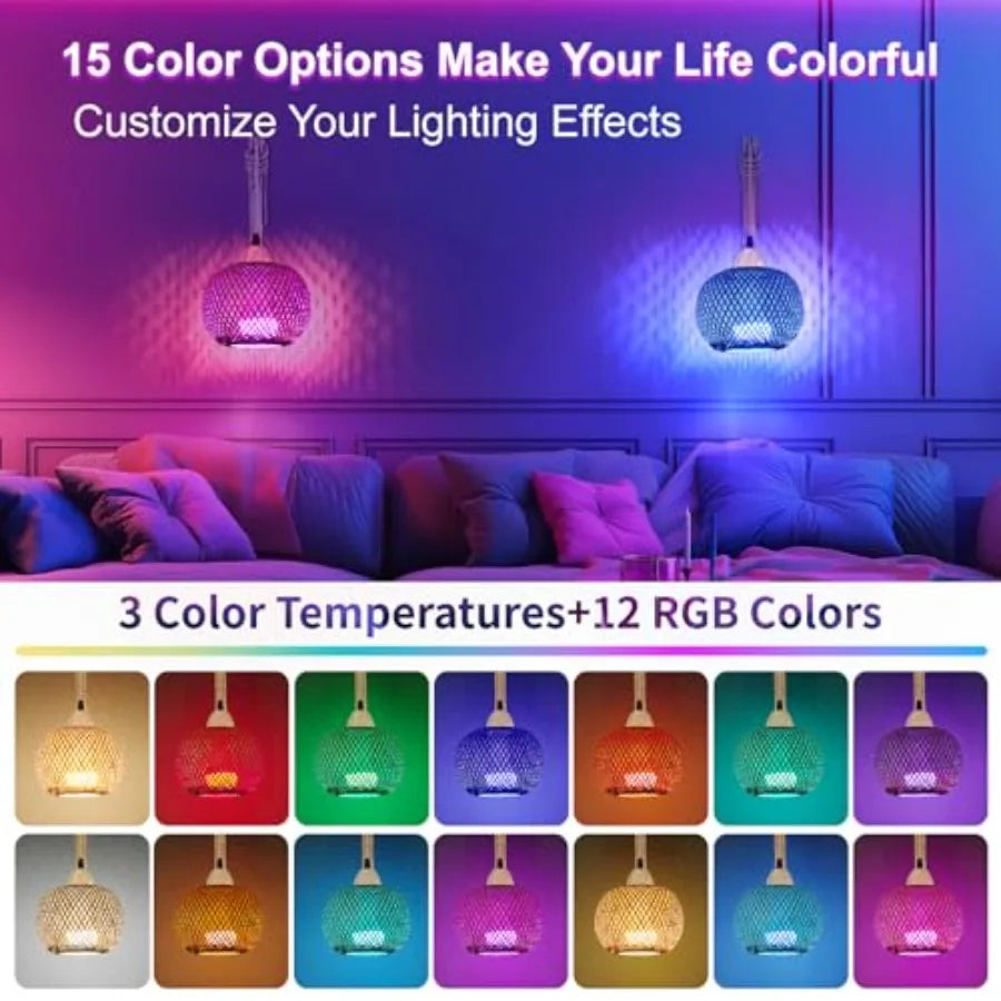 Boho Rechargeable Battery Operated Wall Sconces Set of Two with Remote, Dimmable Wireless Wall Light