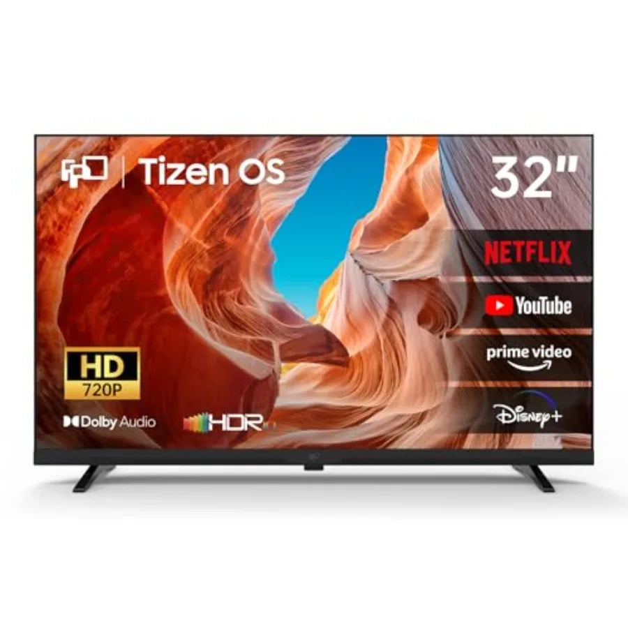 Smart TV ch, Television Compatible with Samsung TV Plus Powered by Tizen OS, 720p HD TV with Dolby Audio, HDR 10, SmartThings,
