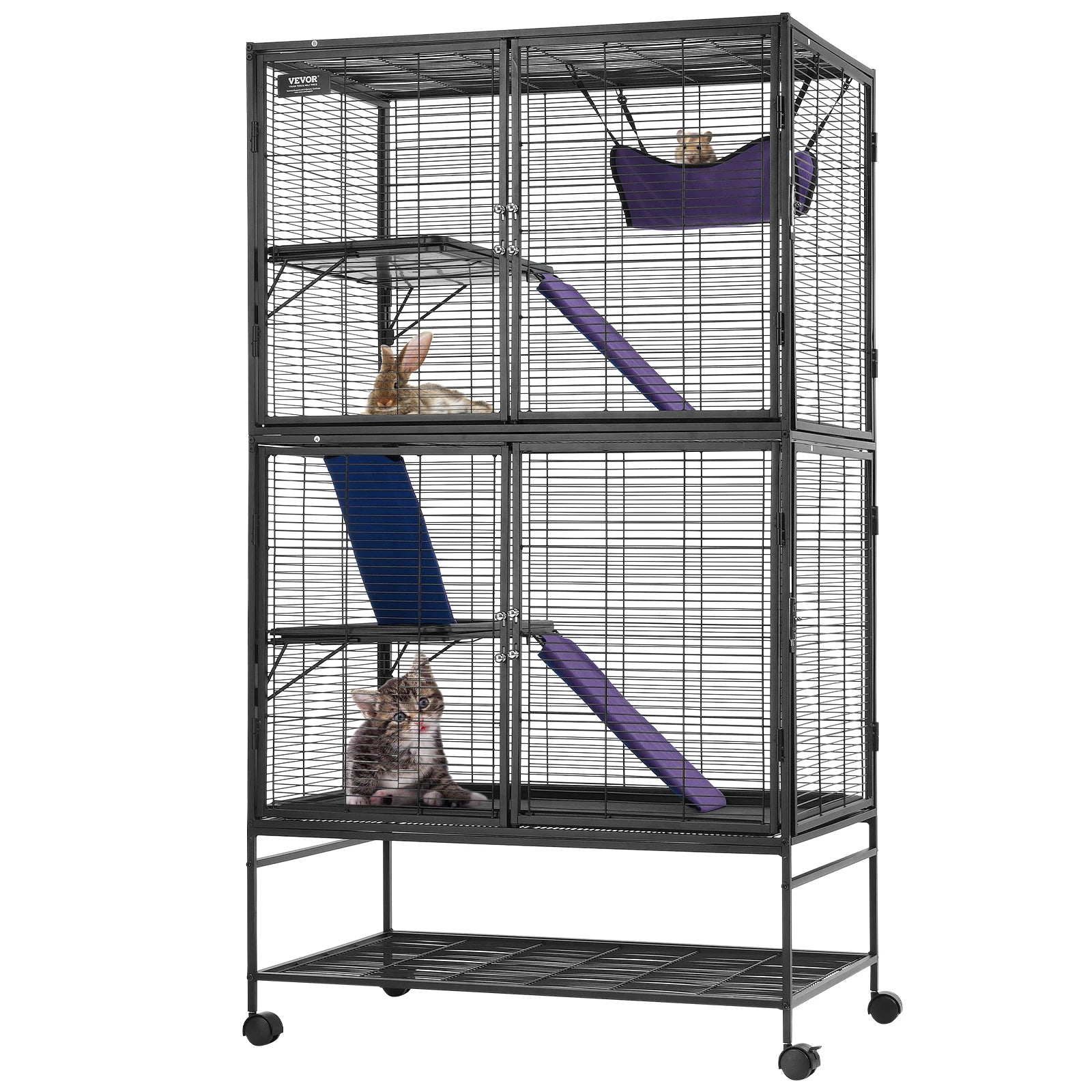 Large 4-Tier  Animal Cage for Pet Rat Hamster Guinea Chinchilla