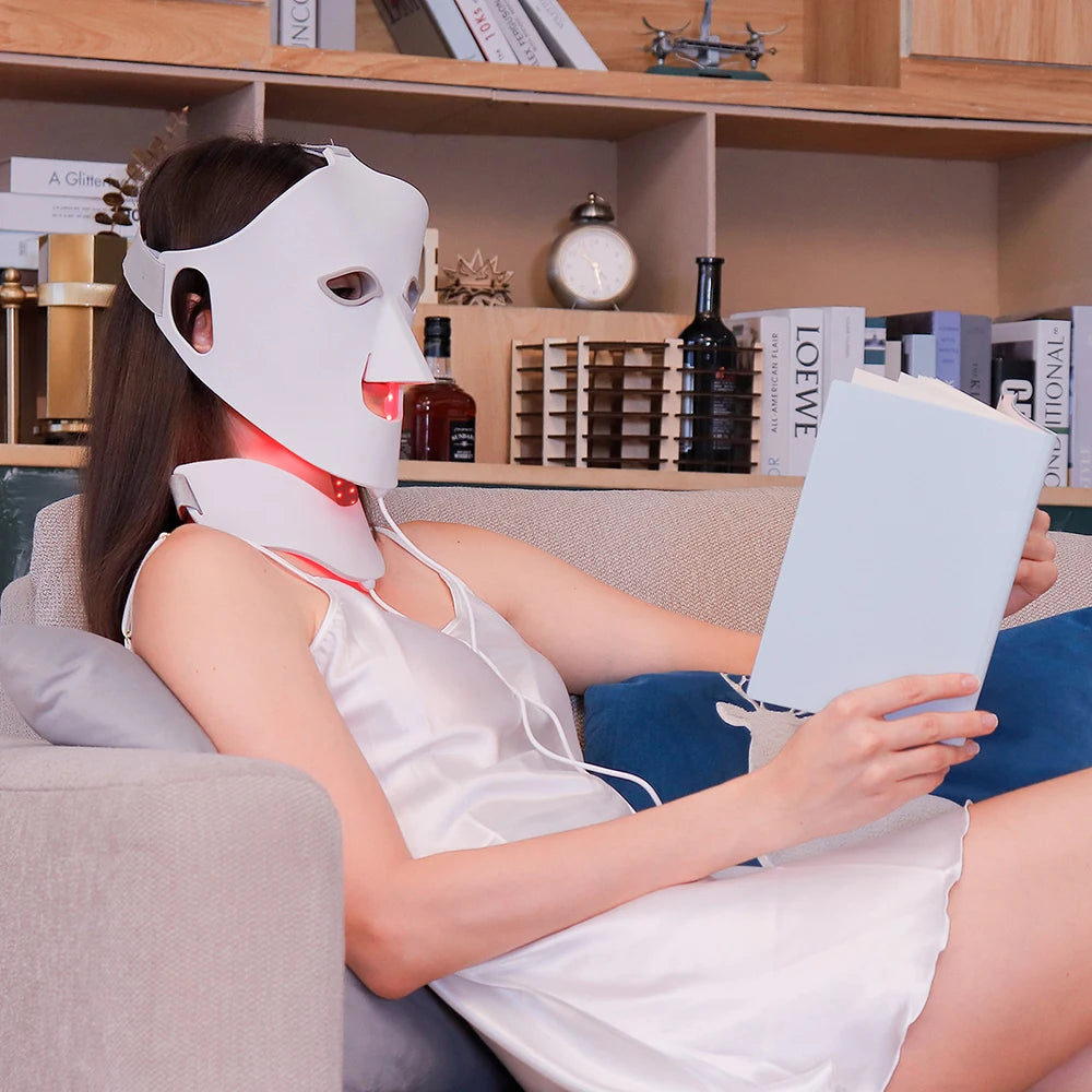Red Light Therapy Flexible Facial Beauty Mask