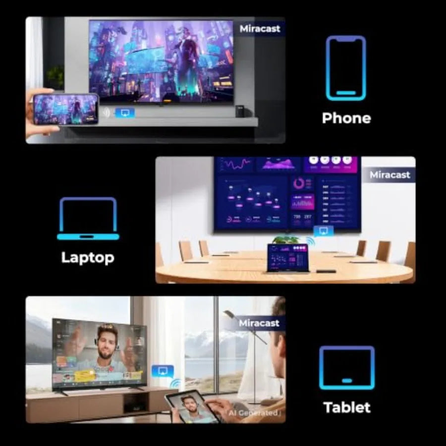 Smart TV ch, Television Compatible with Samsung TV Plus Powered by Tizen OS, 720p HD TV with Dolby Audio, HDR 10, SmartThings,
