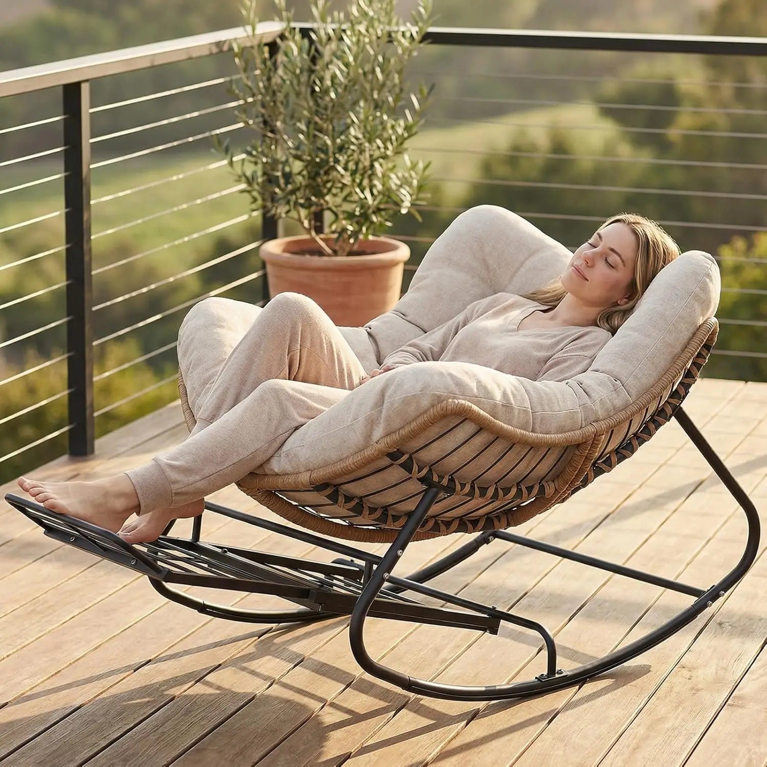 Oversized Rocking Chair