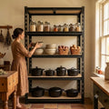 Heavy Duty Storage Rack, Adjustable Pantry Shelf Food Storage Organizer for Kitchen, Living Room Plant Stand & Display Rack, No-Tool Assembly