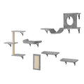Cat Wall Shelves and Perches with Jumping Boards Cat Tree & Cat Grip