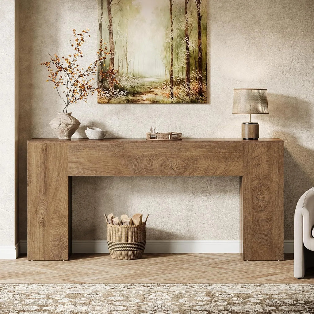 71-Inch Long Console Table for Entryway