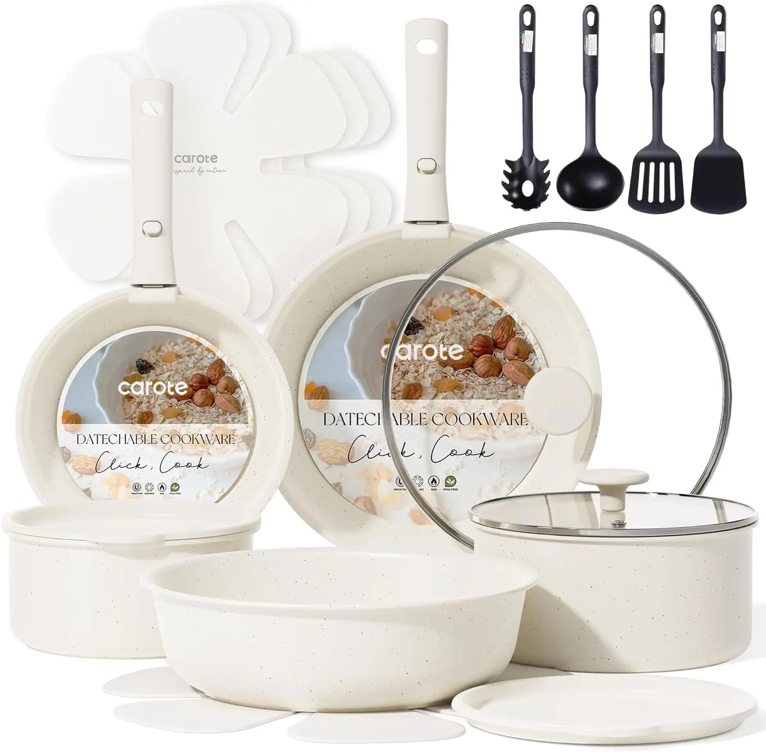 19pcs Pots and Pans Set, Nonstick