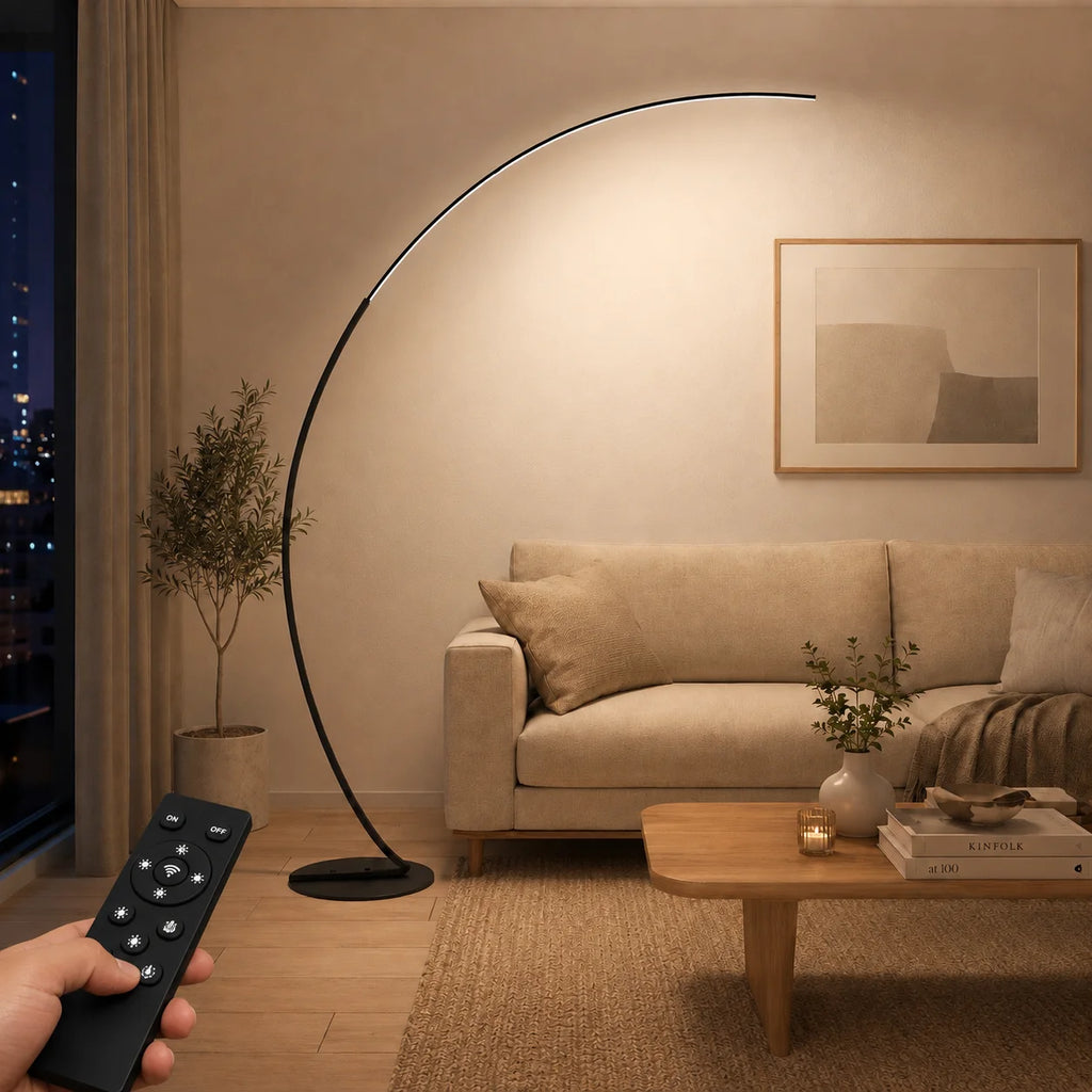 Arched Floor Lamp for Living Room Bedroom Sofa Corner Home Decor