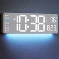2026  16" Large Display Digital Clock with Remote Control, Auto-Dimming Wall Clock with Night Light,
