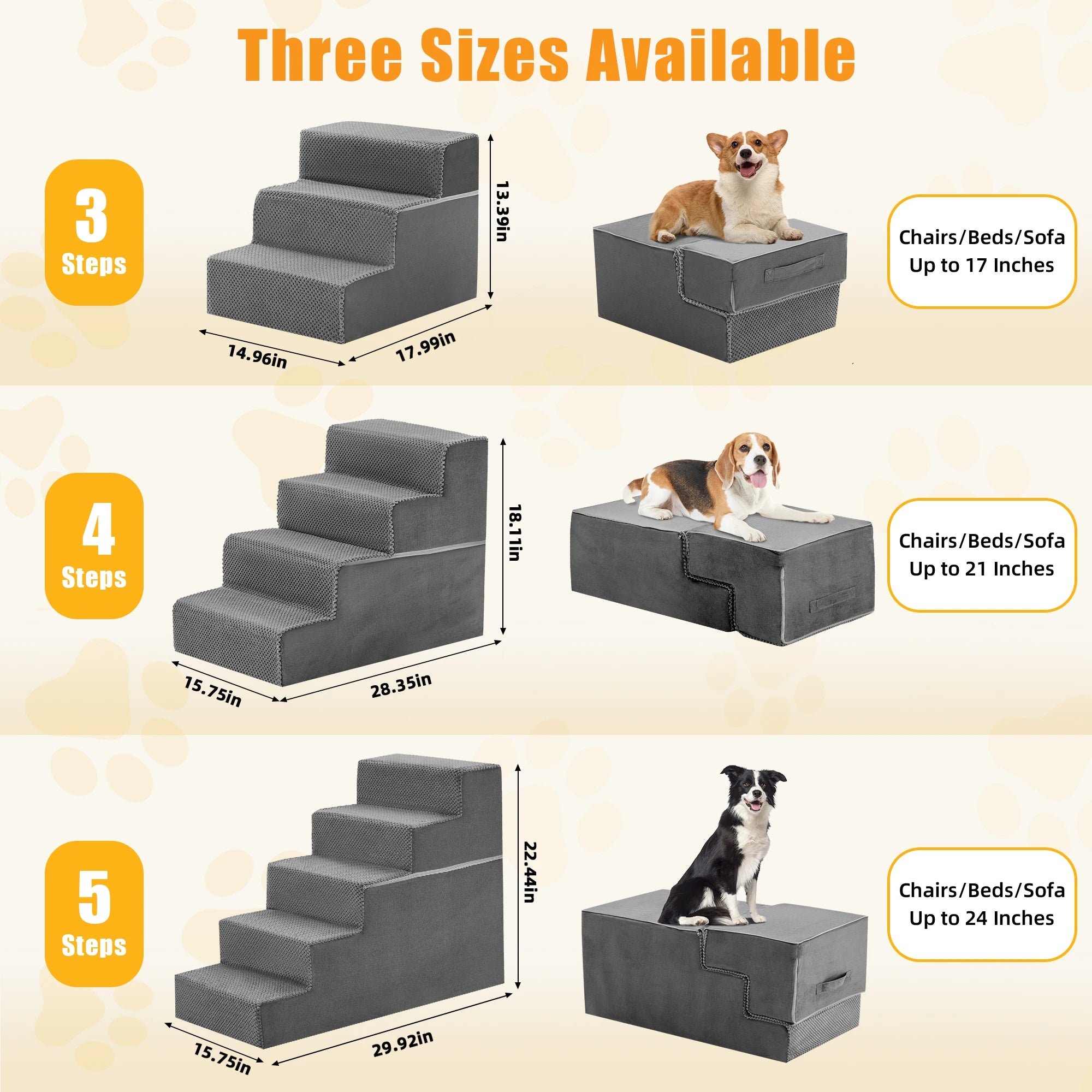 3-5 Step Dog  Ramp