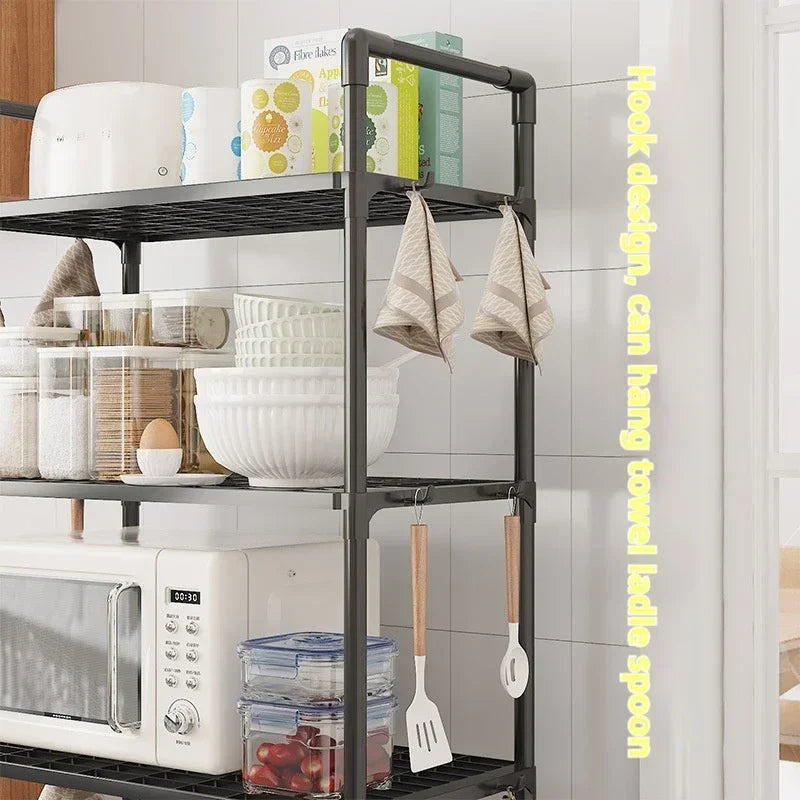 Kitchen Storage Rack Household Metal Multi-Layer