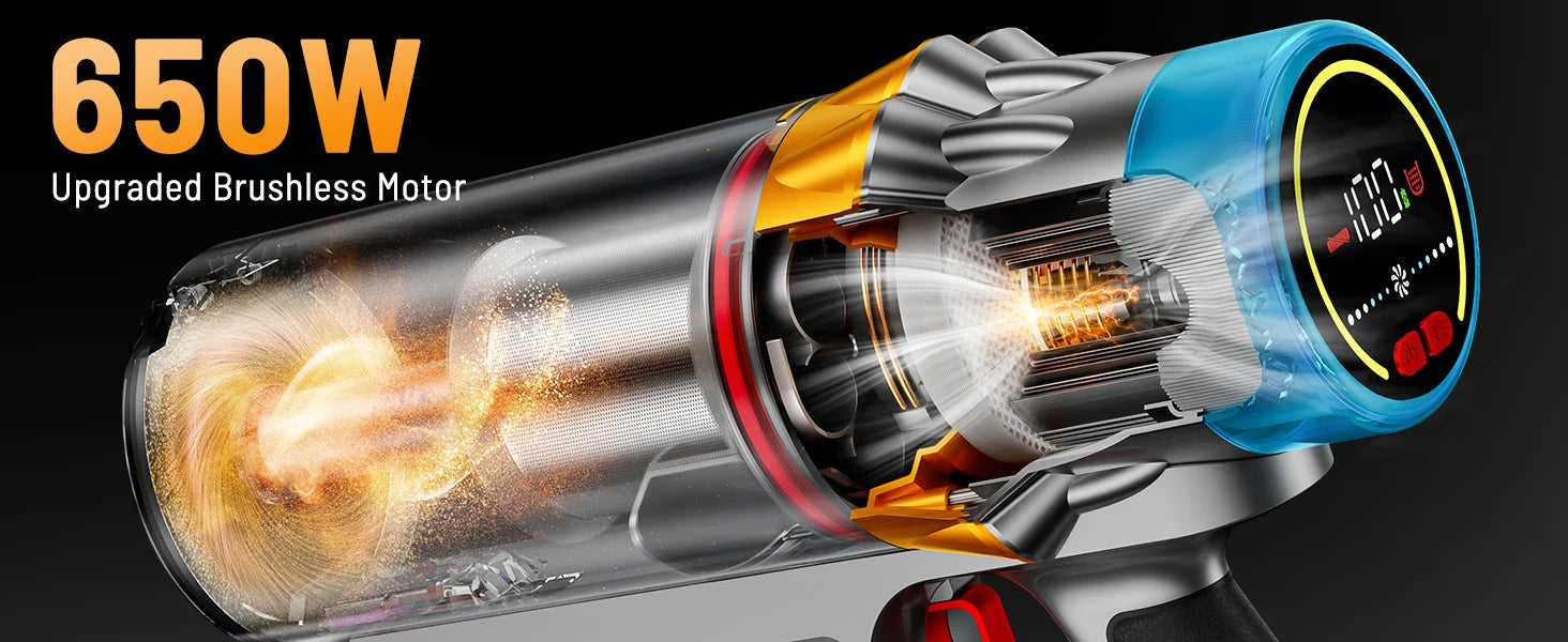 Cordless Vacuum Cleaner 70Mins Runtime