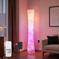 Corner Lamp with Tyvek Fabric, Music Sync, Remote Control, LED