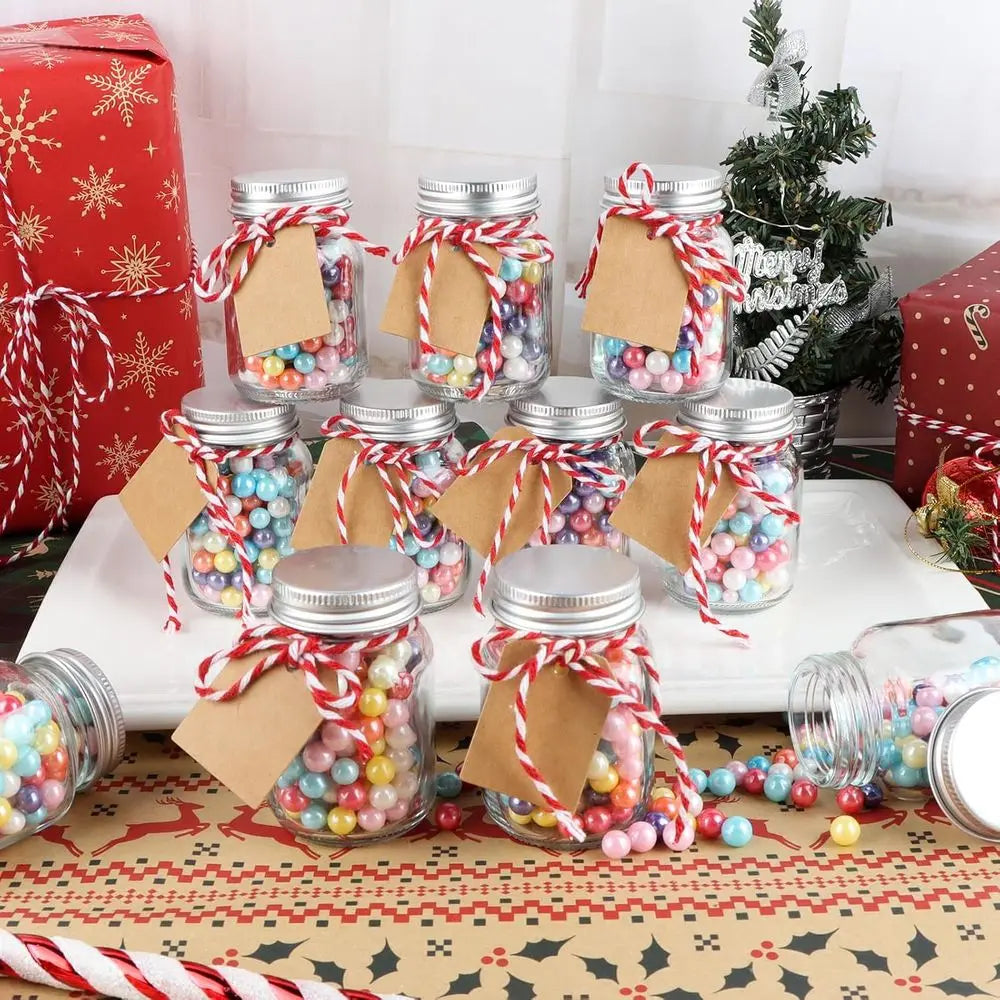 25 Pack 2 oz Mason Jars with Lids