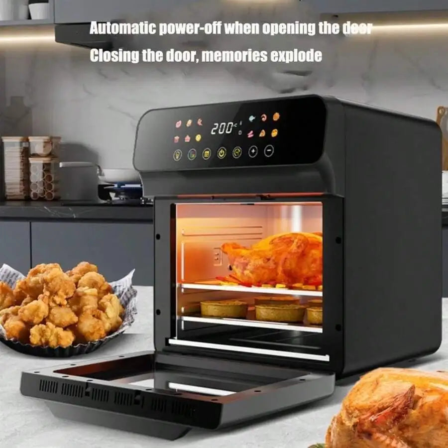 Fully Automatic Household Air Fryer Anti Scald Handle Suitable For Chicken And Fish