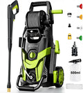 Pressure Power Washer 4800PSI with 4 Quick Connect Nozzles,Inlet Hose & Filter, Foam Cannon for Cars/Fences/Driveways/Patios/Home