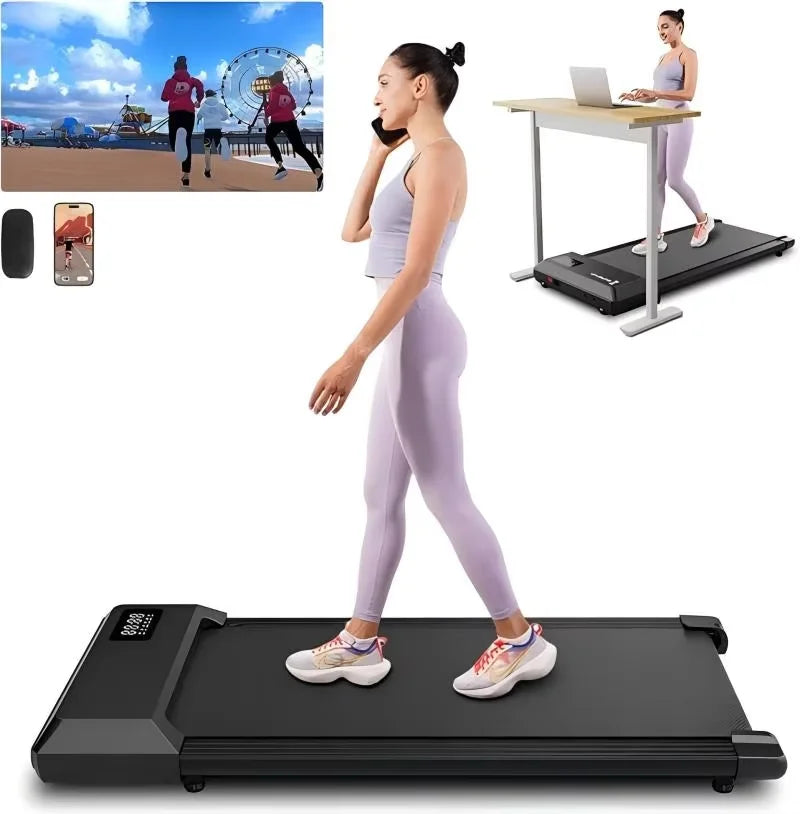 Super run  2-in-1 Home/Office 2.5 HP Walking Treadmill