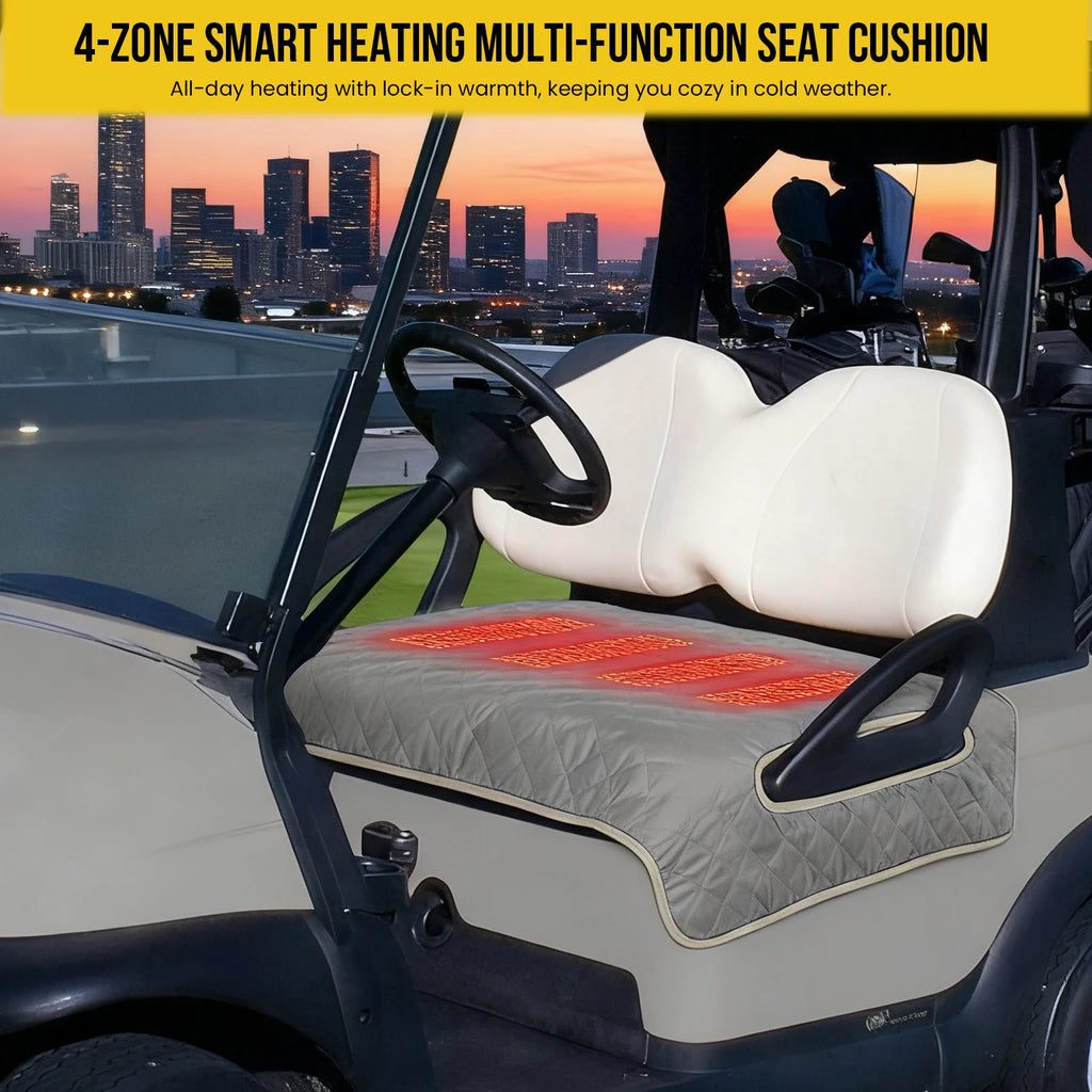 Golf Cart Seat Blanket Waterproof Heated Seat Cushion