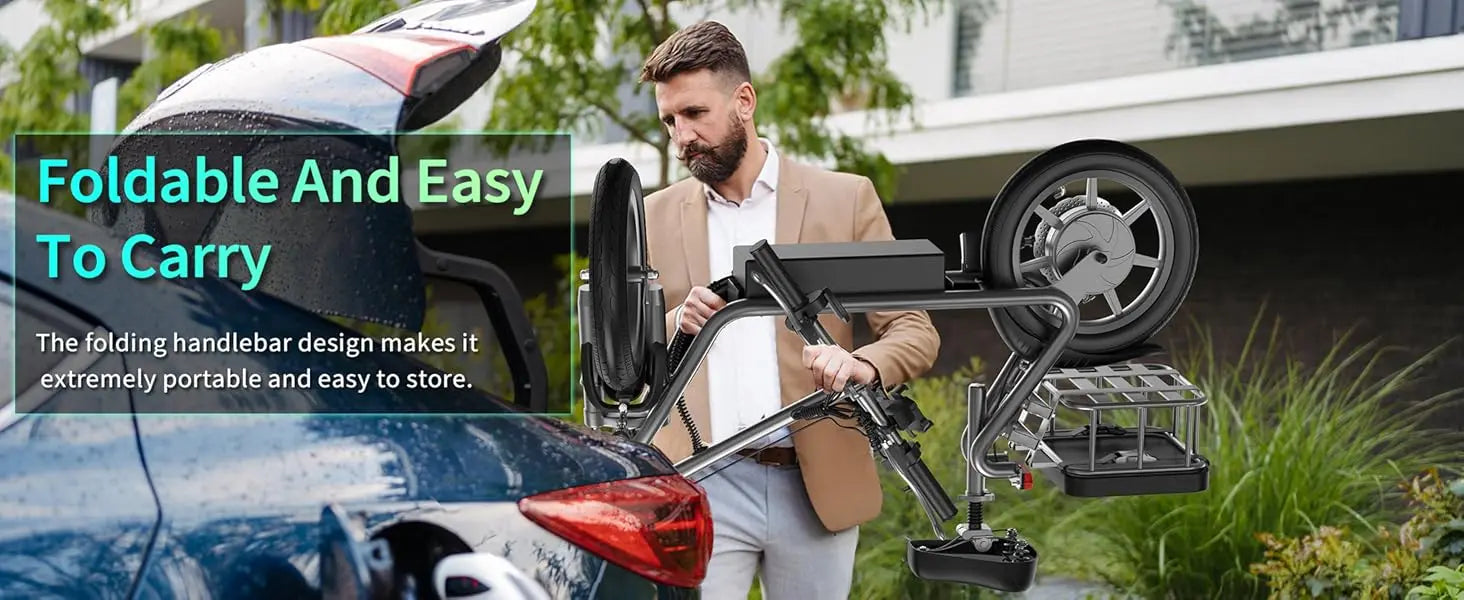 Electric Scooter for Adults, 14" Tires, 22Mph Max Speed, 500W Motor, 28 Miles Max Range, Folding E-Scooter with Dual Suspension