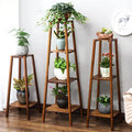 Tiered Bamboo Plant Holder