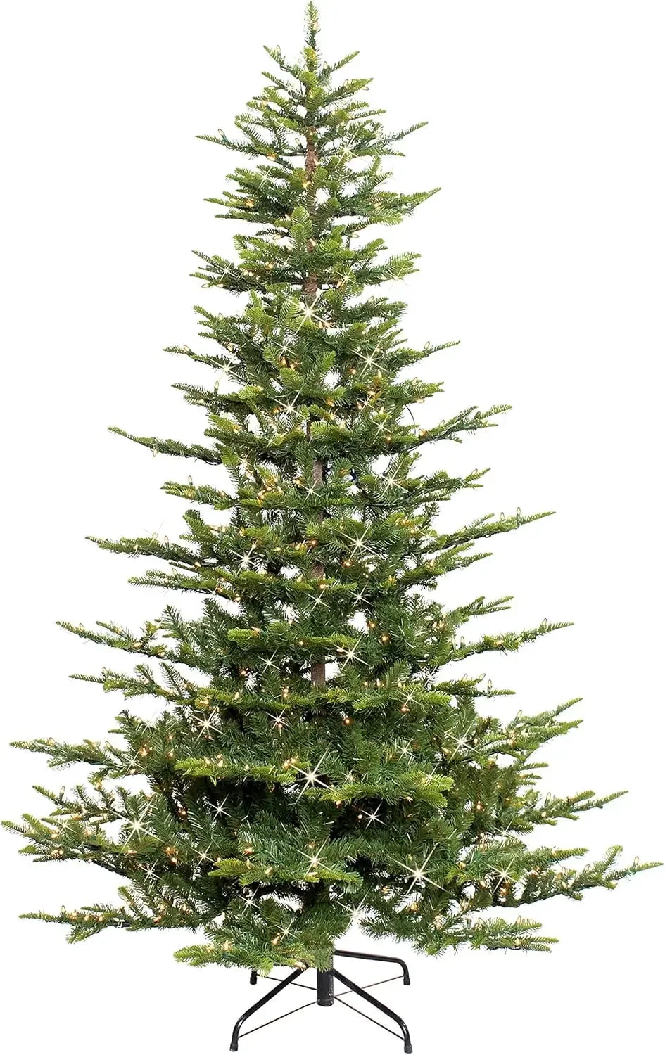 6.5 Foot Pre-Lit Aspen Fir Artificial Christmas Tree with 500 UL Listed Clear Lights, Green