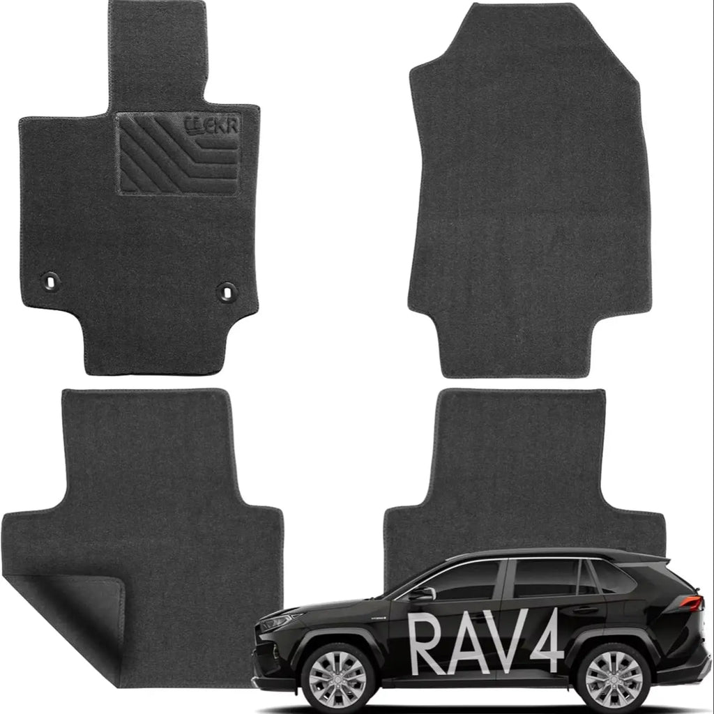 Custom Fit Carpet Mats for  Toyota RAV4 2019-2024 2025 0.5 Inch Thickness Rugs Premium All Weather Anti-Slip Waterproof Mat