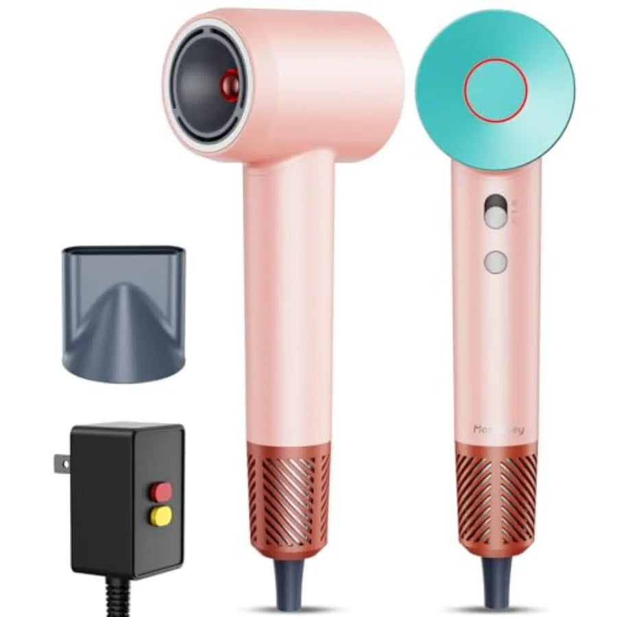 Infrared Hair Dryer, 160000 RPM Low Noise Blow Dryer for Women and Men, Professional Negative Ions Frizz Control and No Heat Da