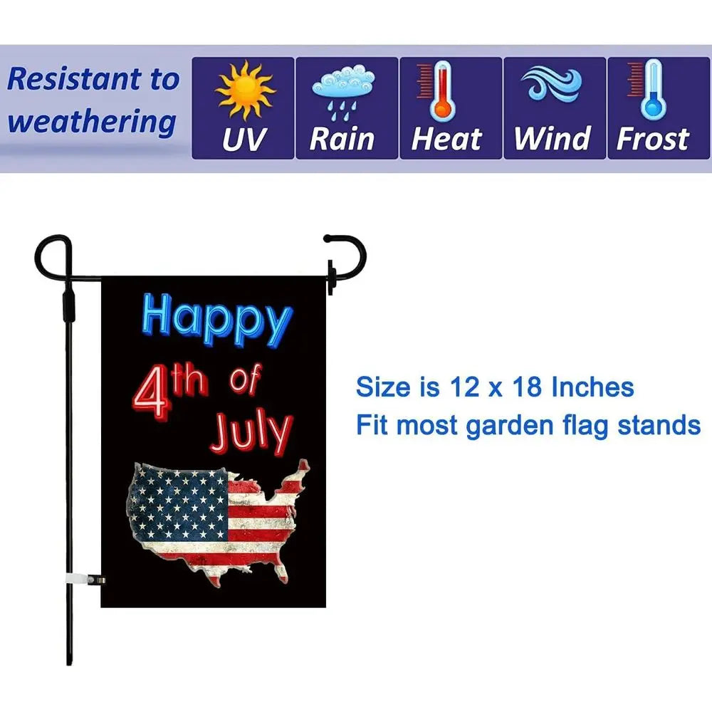 Double-Sided 12x18 Inch Seasonal Garden Flags Set of 12, Ideal for Outdoor Spring and Christmas Decor