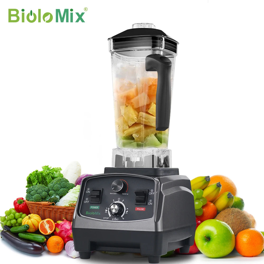 Heavy Duty Commercial Grade Timer Blender Mixer Juicer Fruit Food Processor Ice Smoothies