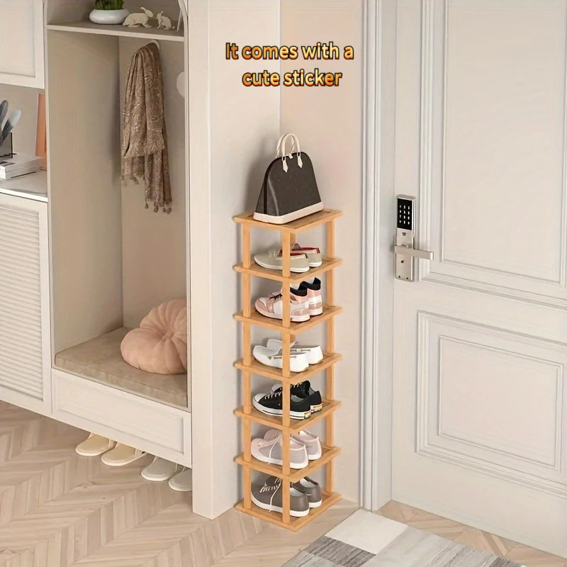 bamboo shoe rack