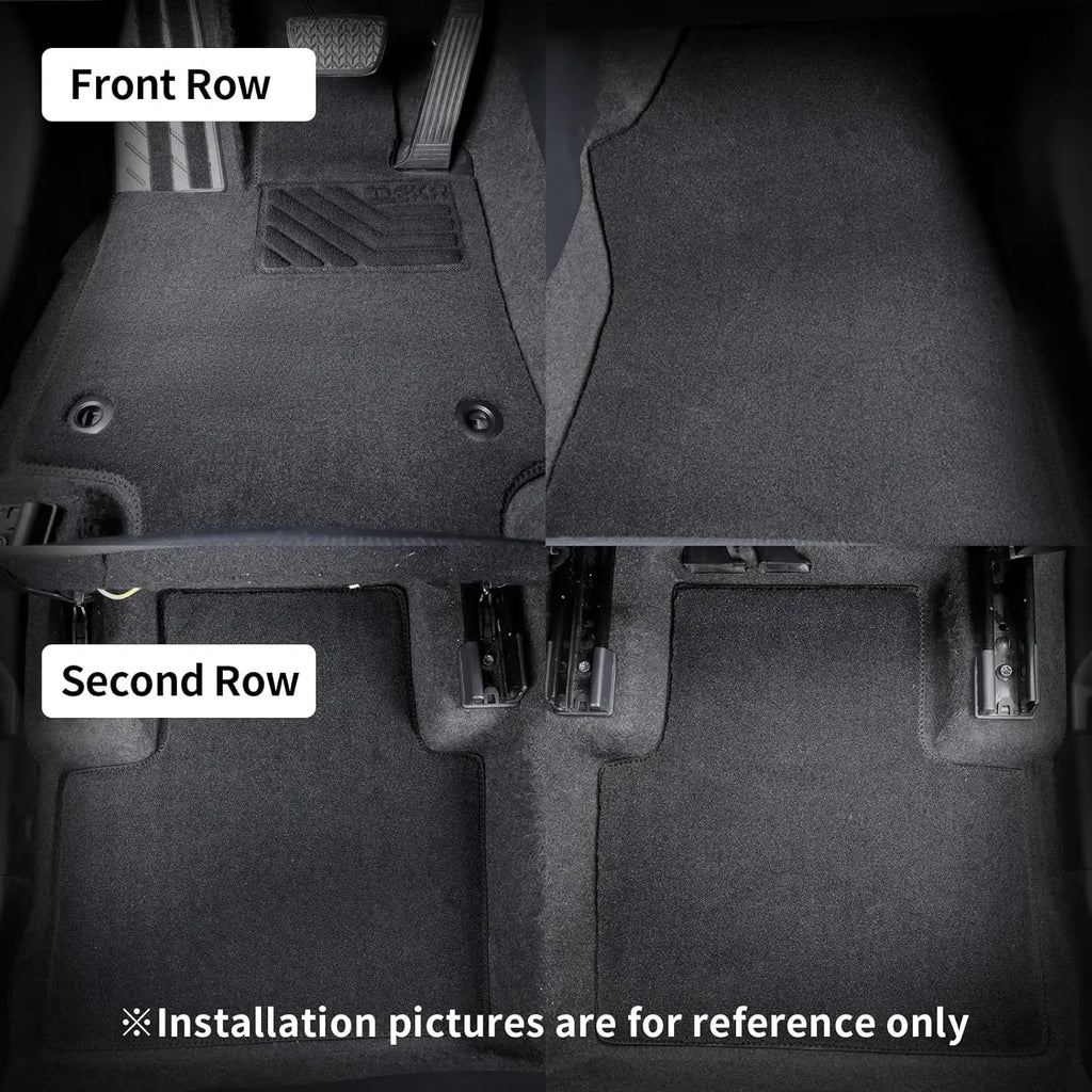 Custom Fit Carpet Mats for  Toyota RAV4 2019-2024 2025 0.5 Inch Thickness Rugs Premium All Weather Anti-Slip Waterproof Mat