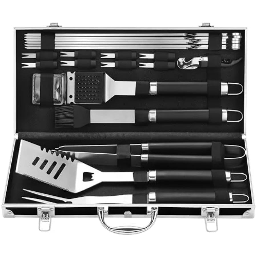 BBQ Accessories Grill Tools Set - 22PCS Stainless Steel