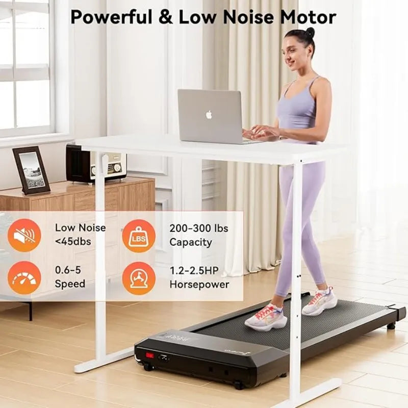 Super run  2-in-1 Home/Office 2.5 HP Walking Treadmill
