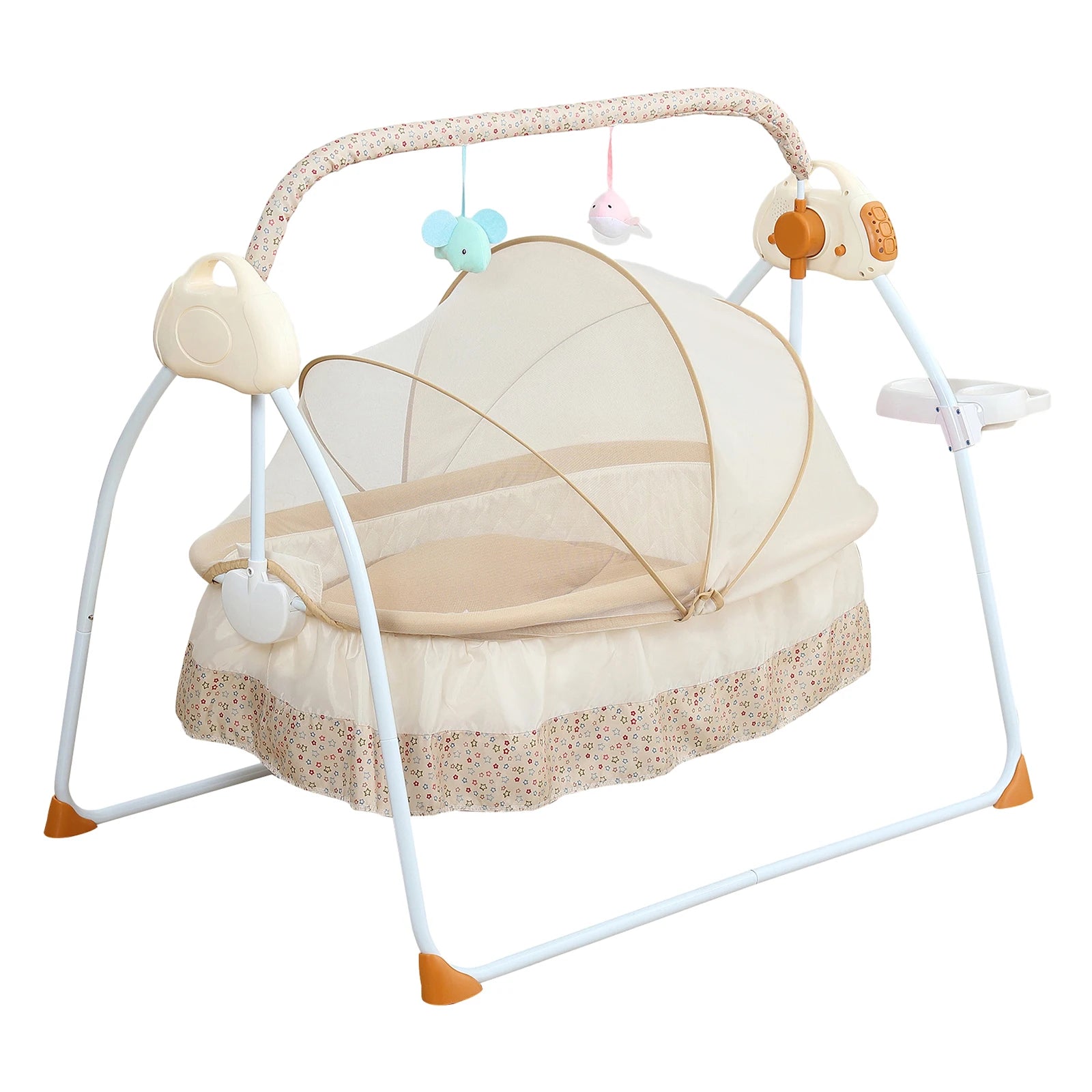 Electric Baby Cradle w/ Music Dual Control