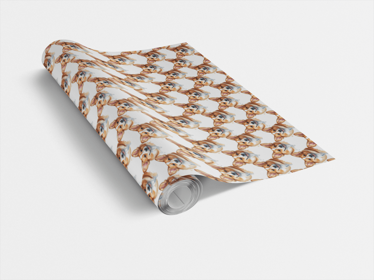 Corgi Wiggle Wrap Wrapping Paper