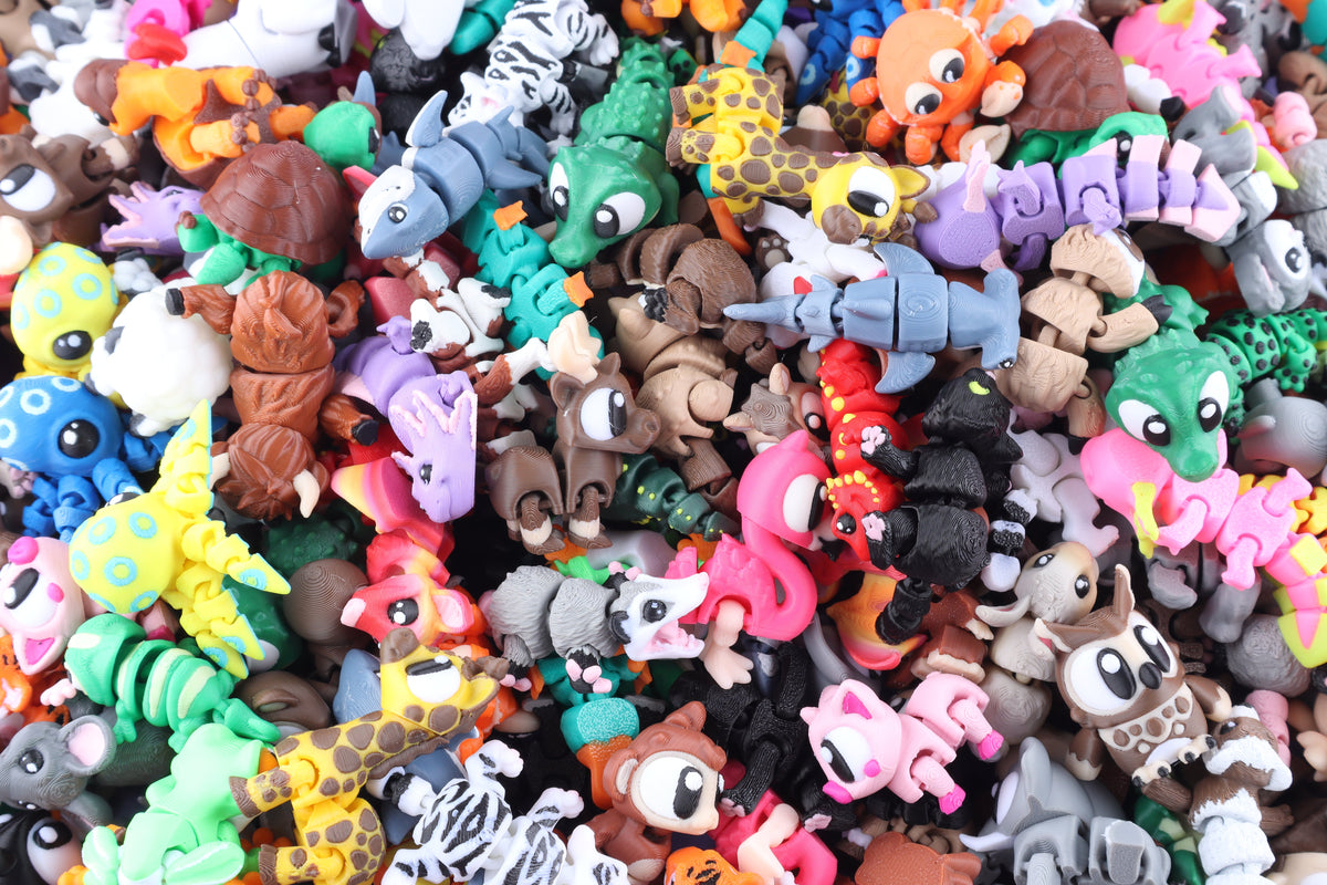 3D Printed Mini Fidget Creatures [Crafts3D]