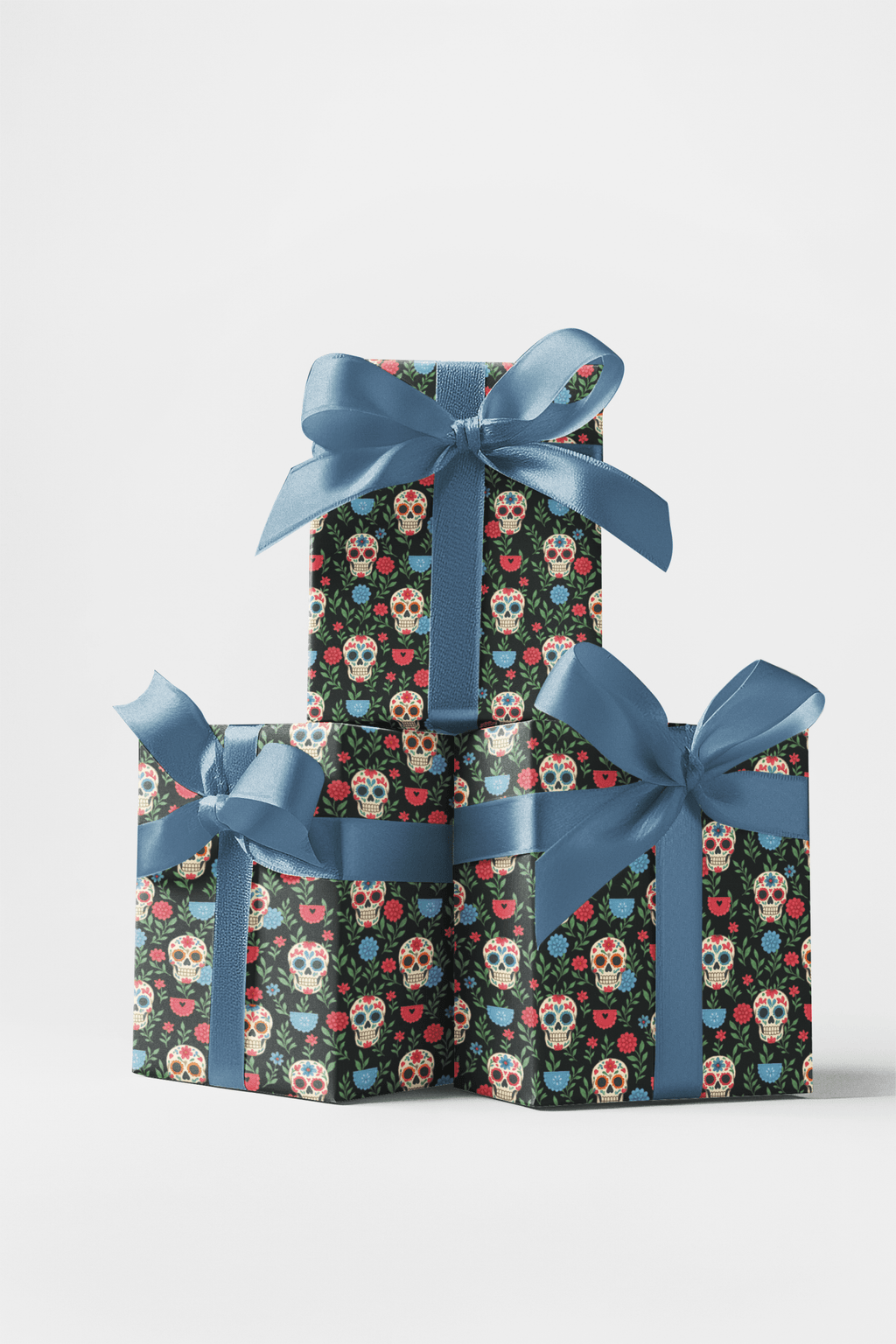Sugar Skull Symphony Wrapping Paper