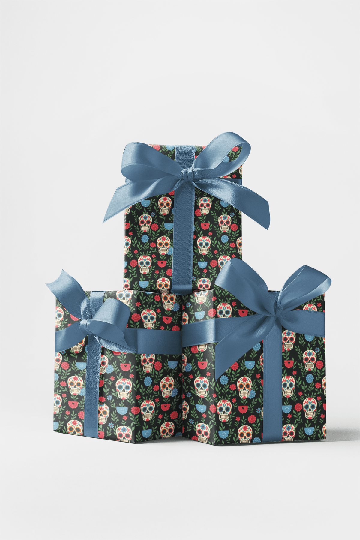 Sugar Skull Symphony Wrapping Paper